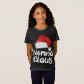 Nonna Claus Weihnachtsfamilie Matching Weihnachtsm T-Shirt (Vorne ganz)