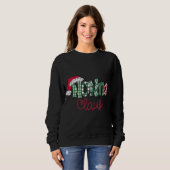 Nonna Clause Niedliche Kunst - Weihnachten Sweatshirt (Vorne ganz)