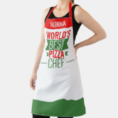 Nonna - Der beste Pizza-Koch der Welt - Rot-Grün Schürze (InSitu)