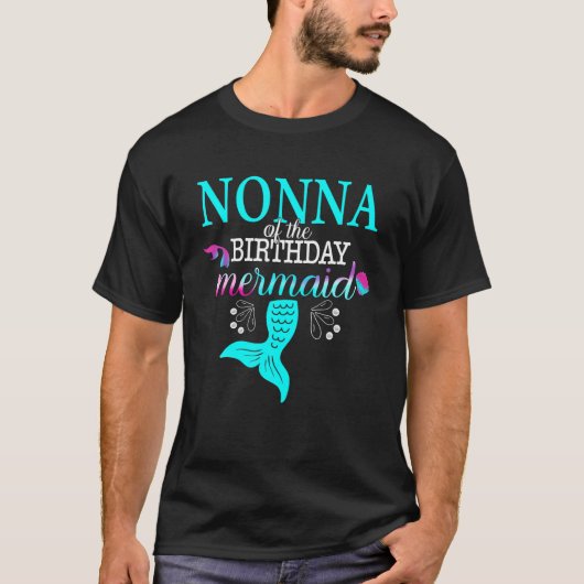 Nonna der Geburtstagsmädchenfamilie T-Shirt (Vorderseite)