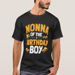 Nonna des Geburtstags des Bauarbeiters T-Shirt