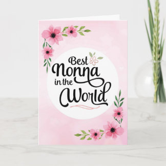 Nonna Geburtstag - bestes Nonna in der Welt Karte