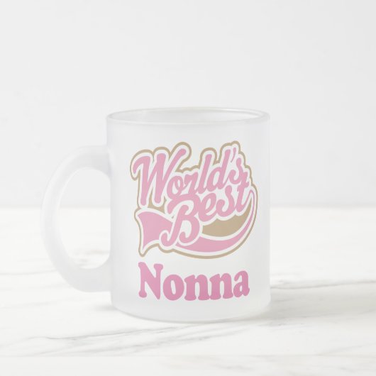 Nonna Geschenk-Rosa Mattglastasse (Links)