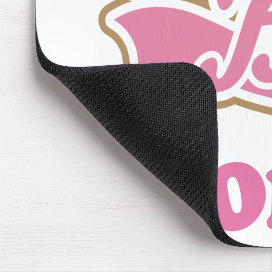 Nonna Geschenk-Rosa Mousepad (Ecke)