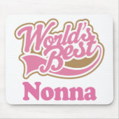 Nonna Geschenk-Rosa Mousepad (Vorne)