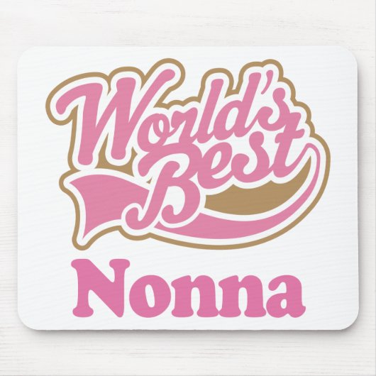 Nonna Geschenk-Rosa Mousepad (Vorne)