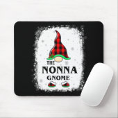 Nonna Gnome Buffalo Plaid Matching Family Xmas Paj Mousepad (Mit Mouse)