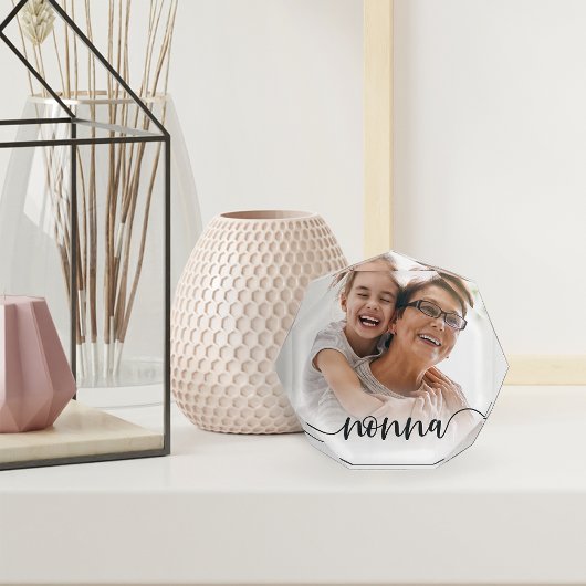 Nonna Grandma Script Overlay Fotoblock