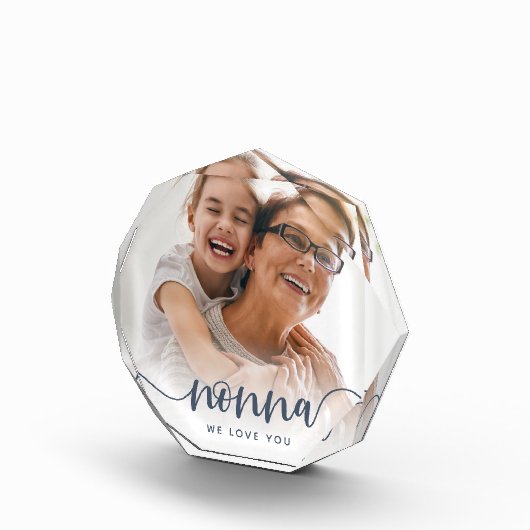 Nonna Grandma Script Overlay Fotoblock (Rechts)