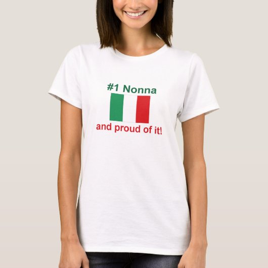 Nonna (Großmutter) T-Shirt (Vorderseite)