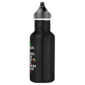 Nonna kommt mit ihrem Holzlöffel zurück Edelstahlflasche (Rechts)