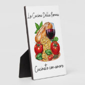 Nonna-Küchenplakette Fotoplatte (Seite)