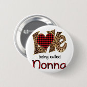 Nonna Leopard Herzensglückstag Button (Vorne & Hinten)
