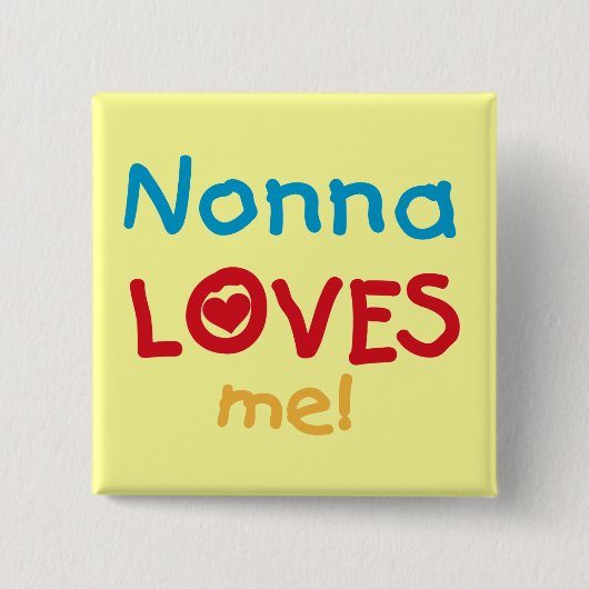 Nonna Lieben T - Shirt und Geschenke Button (Vorderseite)