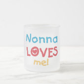 Nonna Lieben T - Shirt und Geschenke Mattglastasse (Mittel)