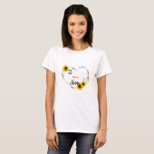 Nonna Mama Day Sonnenblume T-Shirt (Vorne ganz)
