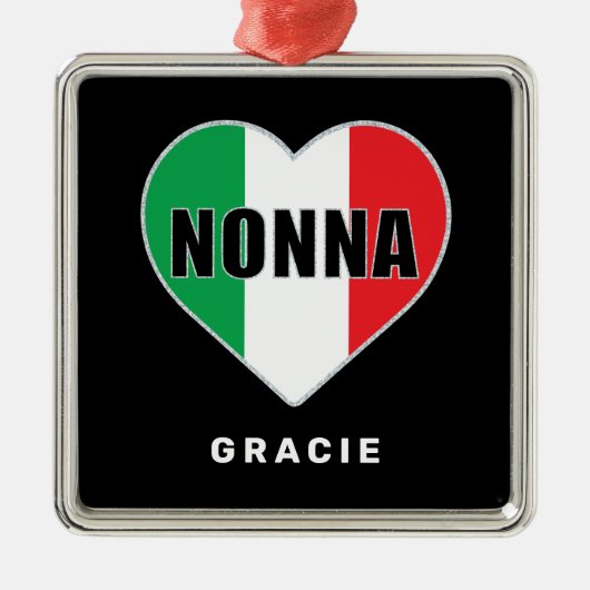 Nonna Personalisiert Ornament (Vorne)