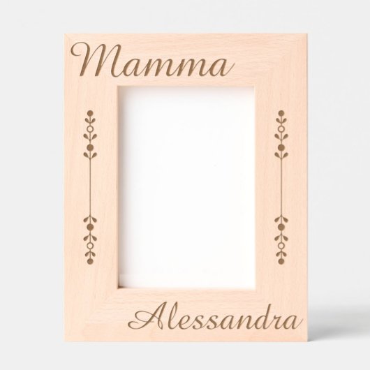 Nonna Personalized Geätzte Rahmen