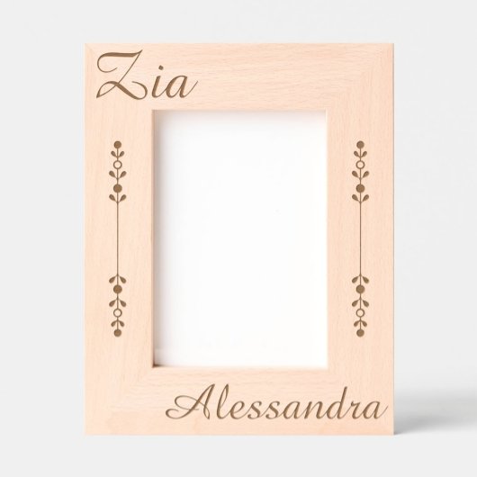 Nonna Personalized Geätzte Rahmen