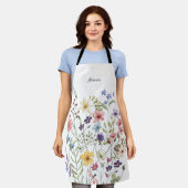 Nonna Pink Floral Schürze (Getragen)