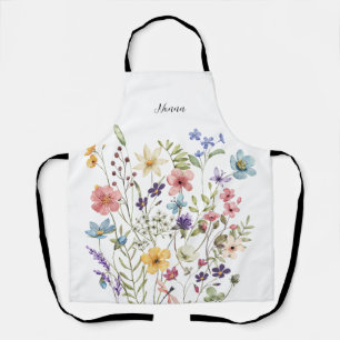Nonna Pink Floral Schürze