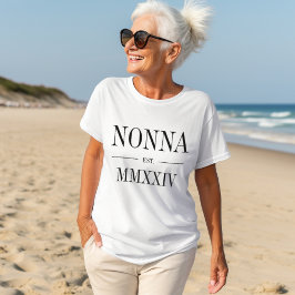 Nonna römisches Jahr T-Shirt