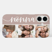 Nonna Script Grandma Foto Collage Case-Mate iPhone Hülle (Rückseite (Horizontal))