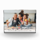 Nonna Script Overlay | Wir Liebe Sie Fotoblock (Vorderseite)