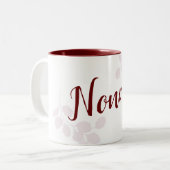 Nonna Tasse| Italienischer Großmutterkaffee Zweifarbige Tasse (Vorderseite Links)