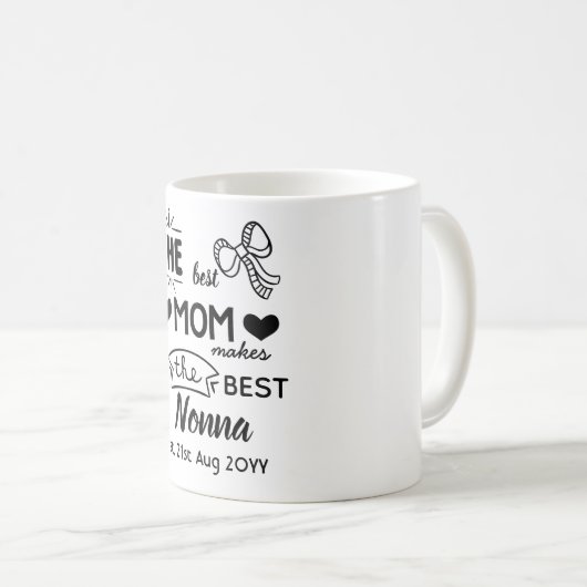 NONNA-TASSE - Personalisiert für Oma, Gigi, Kaffeetasse (VorderseiteRechts)