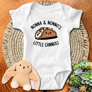 Nonna und Nonno's Little Cannoli Niedlich Italieni Baby Strampler