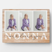 Nonna We Liebe You Heft 3 Foto Geschenk Fotoplatte (Vorderseite)