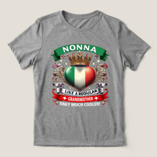 Nonna wie eine normale Oma Tri-Blend Shirt