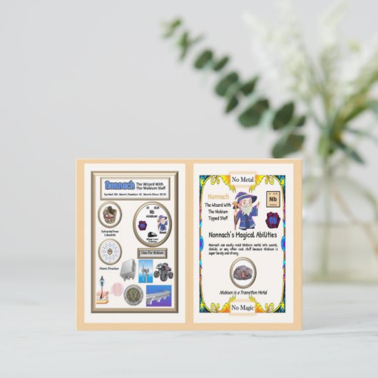 Nonnach - Niobium Trading Card Postkarte (Stehend Vorderseite)