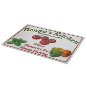 Nonna's Kitchen Glass Cutting Board Schneidebrett (Ecke)