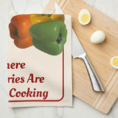 "Nonna's Kitchen" Offenes Küchentuch (Viertel Falte)