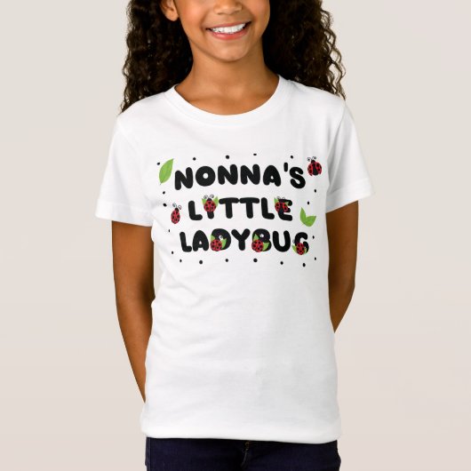 Nonnas kleine Ladybug - Niedlich T-Shirt (Vorderseite)
