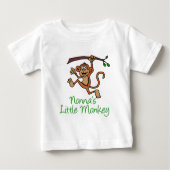 Nonnas kleiner Affe Baby T-shirt (Vorderseite)