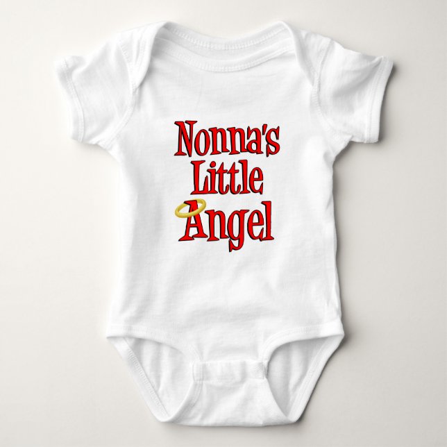 Nonnas Kleiner Engel Baby Strampler (Vorderseite)