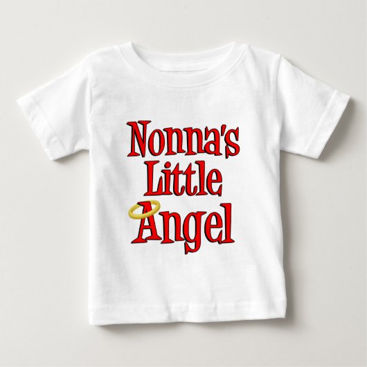 Nonnas Kleiner Engel Baby T-shirt (Vorderseite)