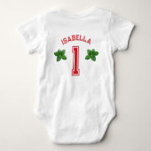 Nonnas kleiner Pfefferkarosserieanzug Baby Strampler (Rückseite)