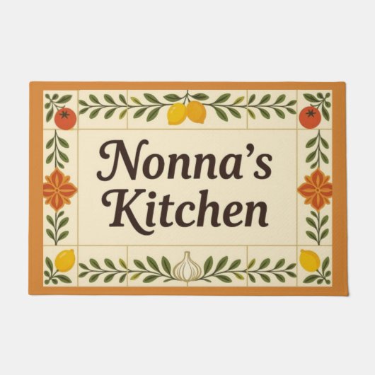 Nonnas Küche Fußmatte (Vorderseite)