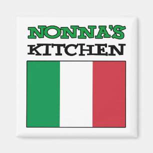 Nonnas Küchen-Italiener-Flagge Magnet
