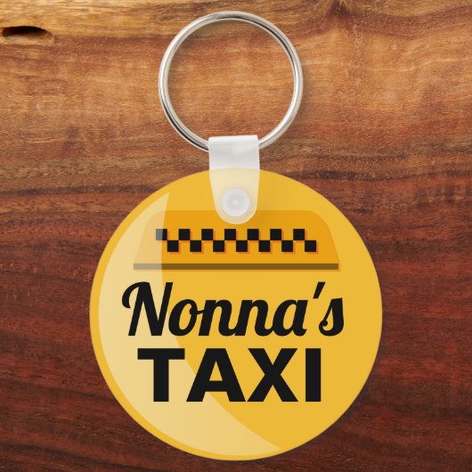 Nonna's Taxi Keychain Schlüsselanhänger (Vorderseite)