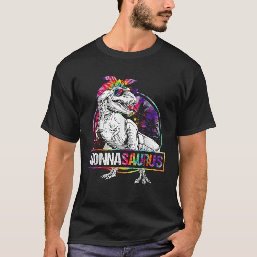 Nonnasaurus Dinosaur Nonna Saurus Family Matching T-Shirt (Vorderseite)