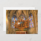 Nonnberg Abbey Stains Glass Postkarte (Vorne/Hinten)