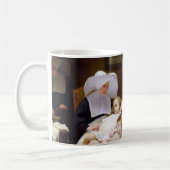 Nonne kümmerte sich für ein krankes Kind Kaffeetasse (Links)