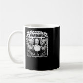 Nonne of You's's Funny Warrior Nun Comic Art Stick Kaffeetasse (Links)