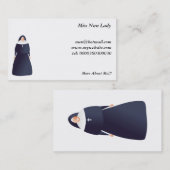 Nonne Visitenkarte (Vorne/Hinten)