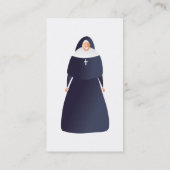 Nonne Visitenkarte (Rückseite)